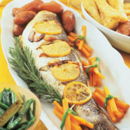 Whole Roast Sea Bass