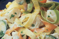 Garlic and Herb Fishy Tagliatelle