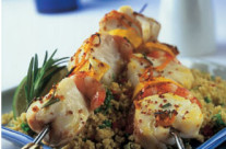 Citrus Fish Skewers